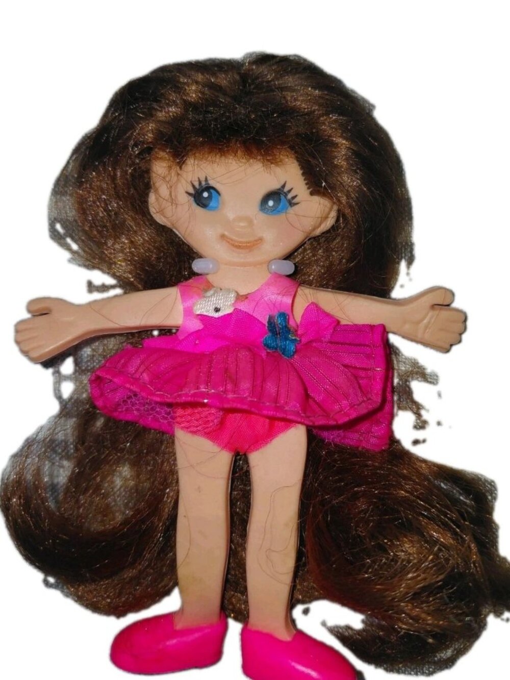 1969 CINDY Flatsy Patsy Original BIRTHDAY PARTY Doll 5" IDEAL Vtg